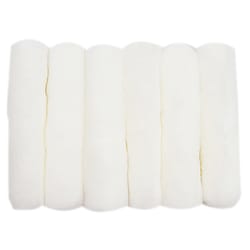 Whizz Woven 6.5 in. W X 1/2 in. S Mini Paint Roller Cover 12 pk