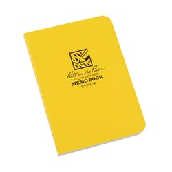 Rite in the Rain 3-1/2 in. W X 5 in. L Perfect Bound Yellow Memo Book