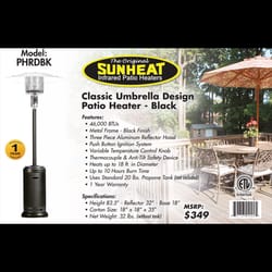 SUNHEAT 250 sq ft Propane Patio Portable Heater 46000 BTU