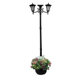 Sun-Ray Vittoria Gloss Solar Powered 2 W LED Lamp Post 1 each