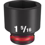 Milwaukee Shockwave 1-5/16 in. X 1/2 in. drive SAE 6 Point Standard Impact Socket 1 pc
