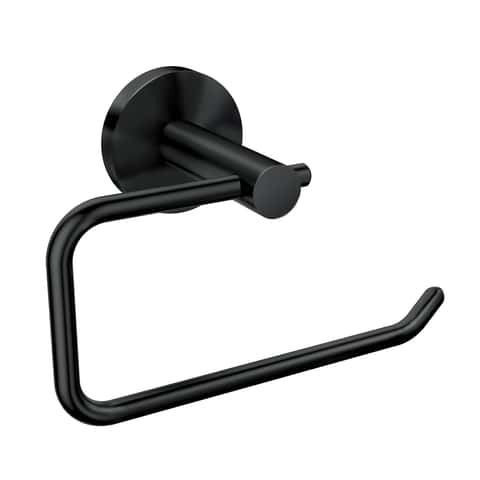 Metal Toilet Paper Holder Stand Matte Black - Hearth & Hand™ With