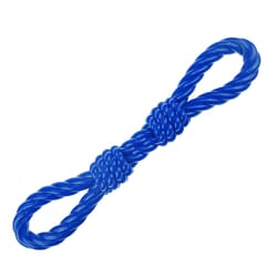 Boss Pet Infinity Blue TPR Double Fist Rope Tug Toy 1 pk