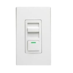 Leviton White 450 W Slide Dimmer Slide Switch 1 pk