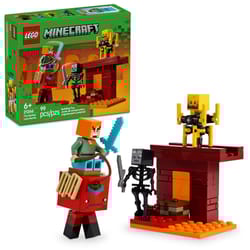 LEGO Minecraft The Nether Lava Battle Building Toy Multi 99 pc