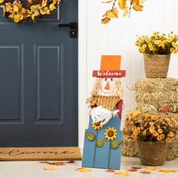 Glitzhome 30 in. Scarecrow Porch Signs