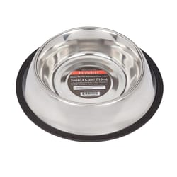 Boss Pet ProSelect Silver Stainless Steel 24 oz Pet Bowl For Cats/Dogs