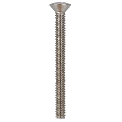 HILLMAN No. 1/4-20 X 2-1/2 in. L Phillips Oval Head Stainless Steel Machine Screws 50 pk