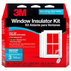 3M Clear Indoor Window Film Insulator Kit 62 in. W X 126 in. L