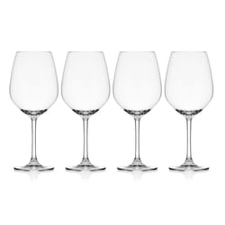 Mikasa 22 oz Clear Glass Lana Wine Glass 3 in. D 4 pc