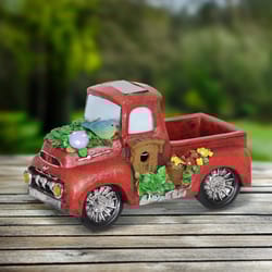 Exhart WindyWings Multicolored Resin 6.5 in. H X 11.5 in. L X 6 in. W Nostalgic Truck Statue