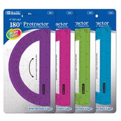 Bazic Products 6 in. Protractor 1 pc