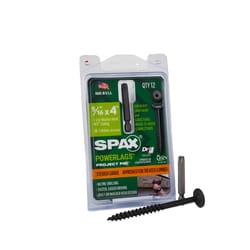 SPAX PowerLag 5/16 in. in. X 4 in. L T-40 Washer Head Serrated Structural Screws