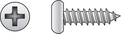 HILLMAN No. 12 Ga. X 2 in. L Phillips Pan Head Sheet Metal Screws 100 pk