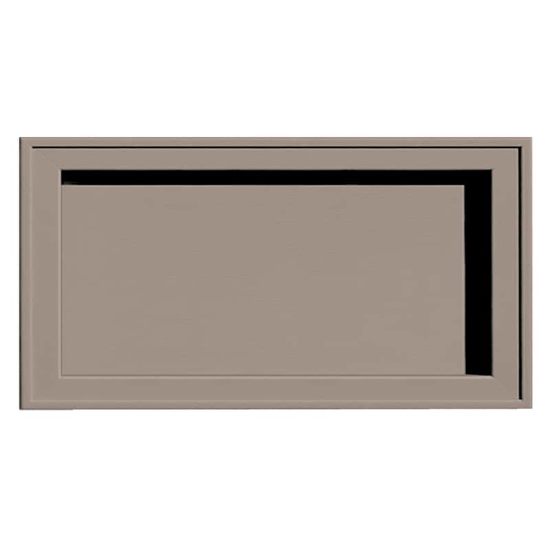 Builders Edge 14 in. H X 1 in. L Prefinished Clay Vinyl Mounting Block