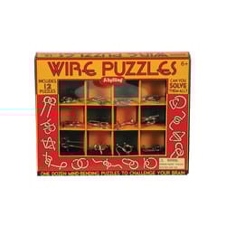 Schylling Wire Puzzle Silver 12 pc