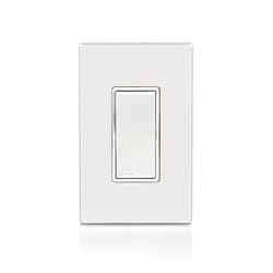 Leviton Single Pole Rocker Switch White 1 pk