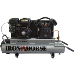 Iron Horse 10 gal Horizontal Portable Air Compressor 150 psi 6 HP