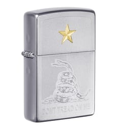 Zippo Silver Don't Tread on Me Lighter 1 pk