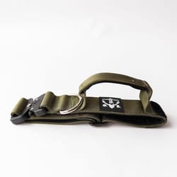 Operation Good Boy Tactical Green Nylon Dog Adjustable Collar