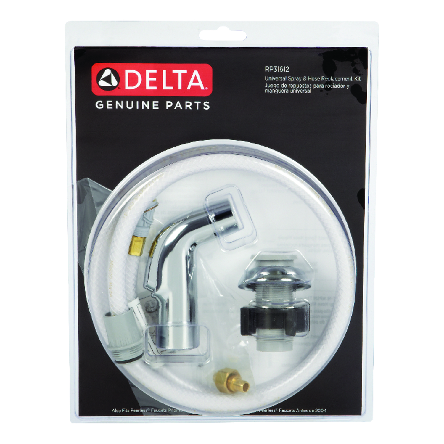 Delta For Universal Metallic Chrome Faucet Sprayer with Hose
