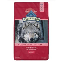 Blue Buffalo Blue Wilderness Adult Salmon Dry Dog Food Grain Free 28 lb
