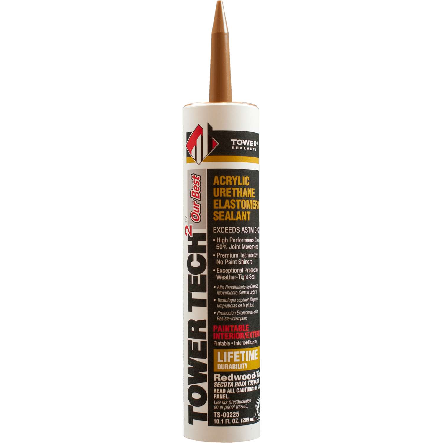 Tower Sealants Tower Tech 2 Redwood Tan Acrylic Urethane Sealant 10.1