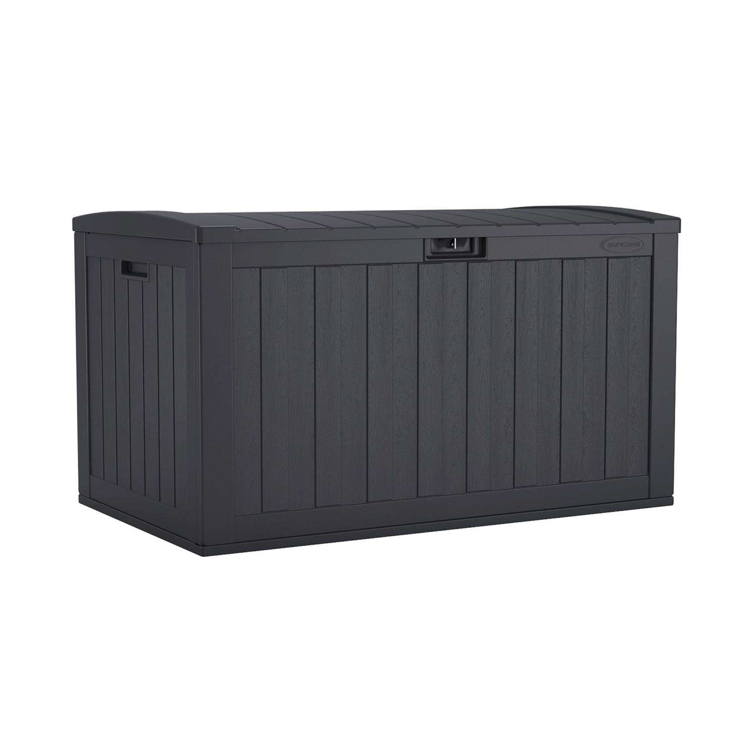 Suncast 55 in. W X 28 in. D Gray Plastic Deck Box 134 gal Ace Hardware