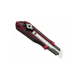 Hyde 3.7 in. Snap-Off Utility Knife Black/Red