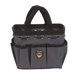 McGuire-Nicholas 4 in. W X 6 in. H Polyester Tool Bag 8 pocket Black 1 pc