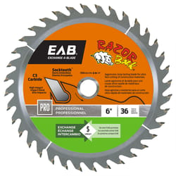 Exchange-A-Blade 6 in. D X 5/8 in. Carbide Tipped Finishing Saw Blade 36 teeth 1 pk
