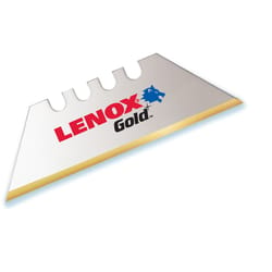 Lenox Gold High Speed Steel 4 Notch Utility Blade 2.5 in. L 100 pk