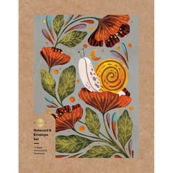 Denik Blank Notecard and Envelope Set Moonlight Snail