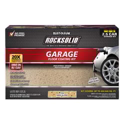 Rust-Oleum RockSolid Extreme High-Gloss Tan Polycuramine Garage Floor Coating Kit 152 oz
