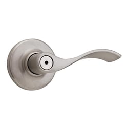 Kwikset Balboa Satin Nickel Privacy Lever Right or Left Handed Kwikset Balboa Satin Nickel Privacy Lever Right or Left Handed