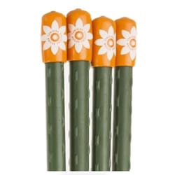 C-BITE Thriving Design Orange Rubber Garden Stake Safety Caps