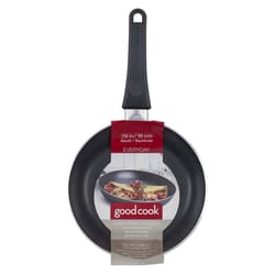 Good Cook Aluminum Saute Pan 7.8 in. Black