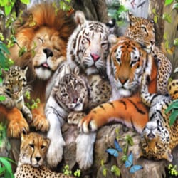 Ravensburger Big Cat Nap Puzzle Multicolored 200 pc