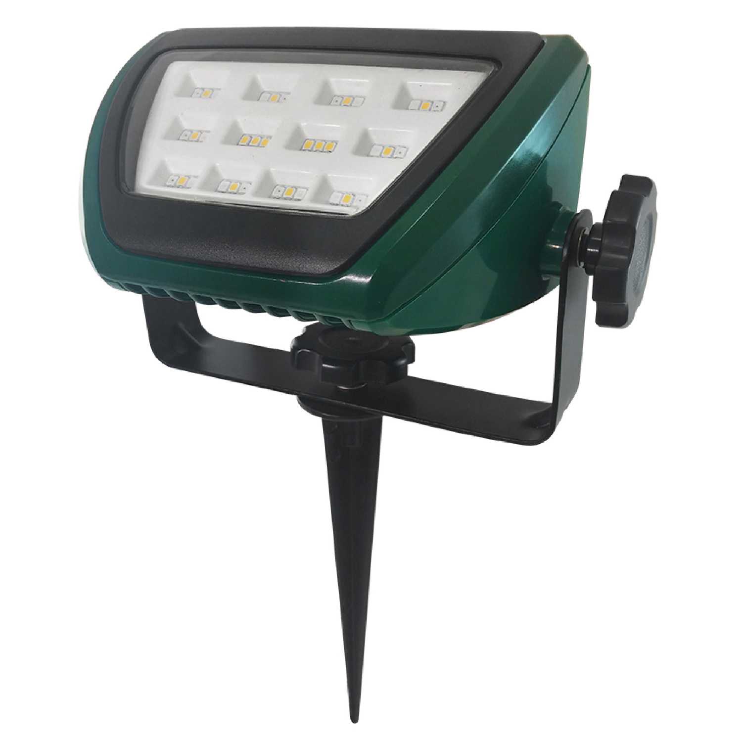 Ace Green 9.9 watts Plug In Floodlight 1 pk LED Ace Hardware