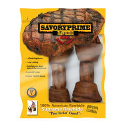 Savory Prime Supreme Large Adult Knotted Bone Beef 6-7 in. L 2 pk