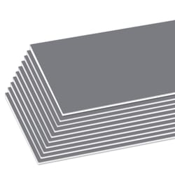 Bazic Products 20 in. W X 30 in. L Slate Gray Foam Board