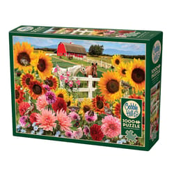 Cobble Hill Sunflower Farm Jigsaw Puzzle 1000 pc