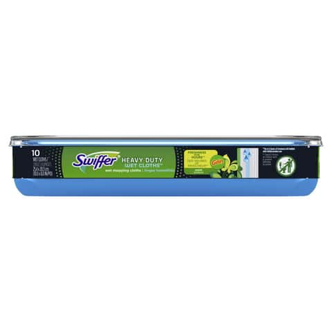 Swiffer Sweeper 5.4 in. Wet Microfiber Mop Refill Pad 10 pk