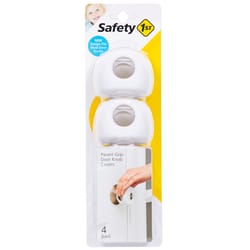 Safety 1st White Plastic Door Knob Covers 4 pk