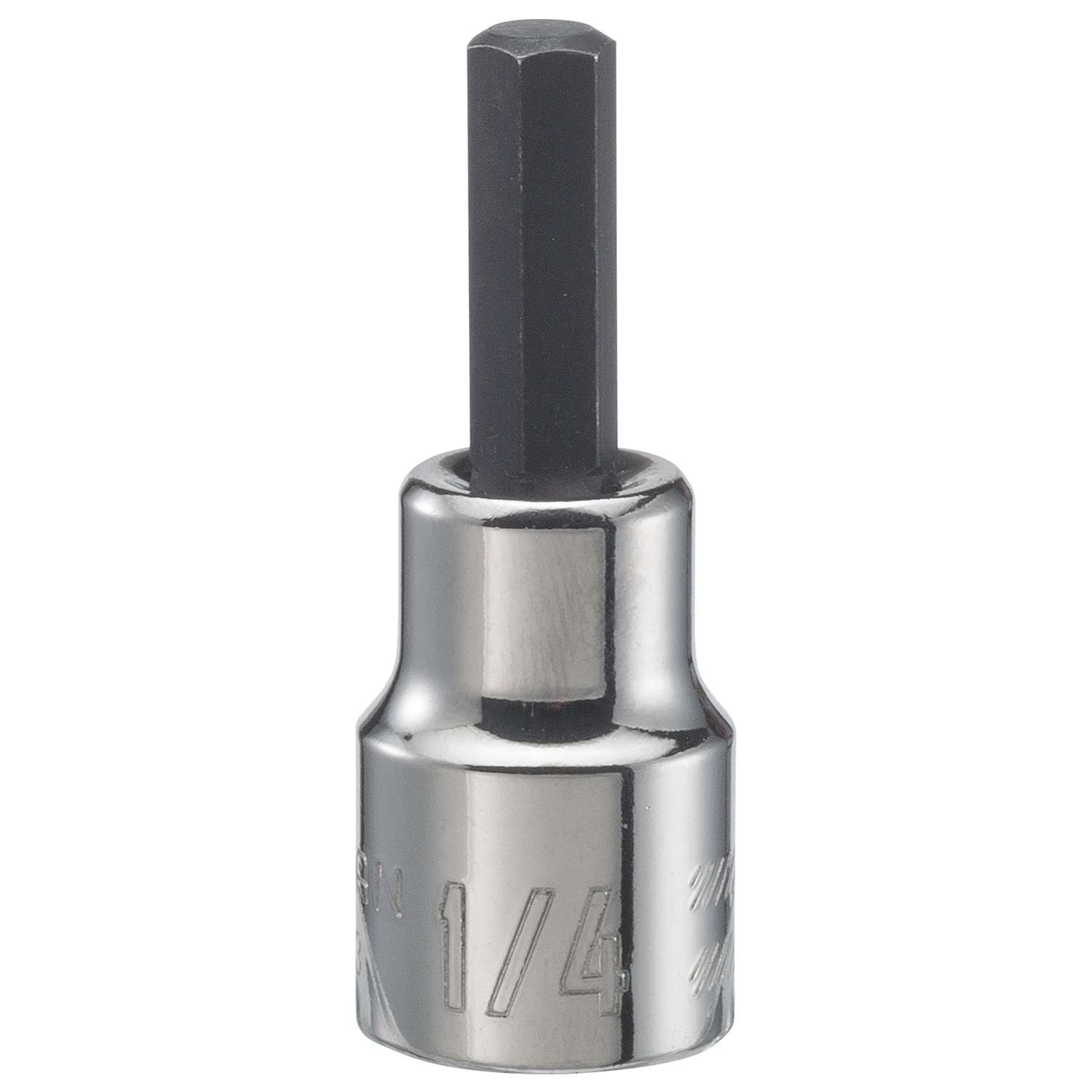 Craftsman 1/4 in. S X 3/8 in. drive S SAE 6 Point Standard Hex Bit
