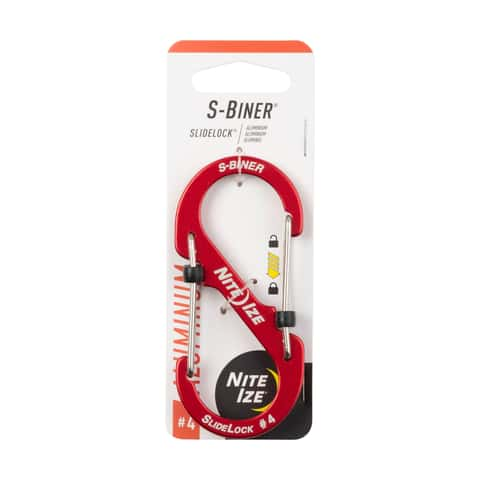 Nite Ize S-Biner MicroLock 3 Lb. Capacity Stainless Steel S-Clip Key Ring  (2-Pack) - Town Hardware & General Store