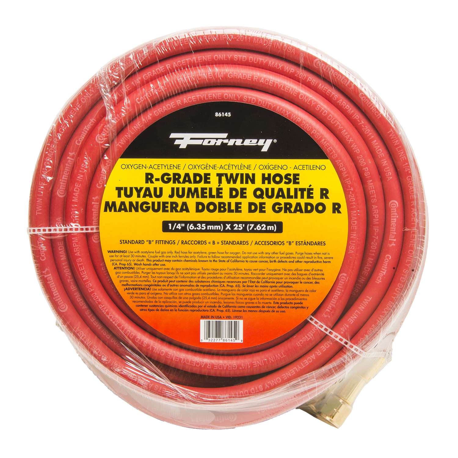 Forney 25 ft. L OxyAcetylene Hose 1 each Ace Hardware