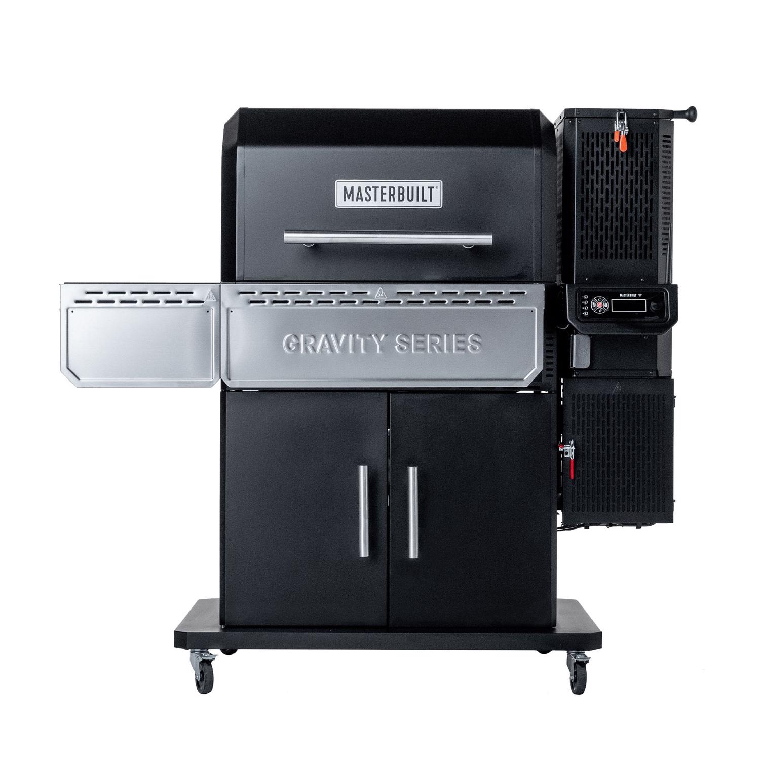 Masterbuilt 1150 in. Gravity Series Charcoal/Wood Grill and Smoker Black