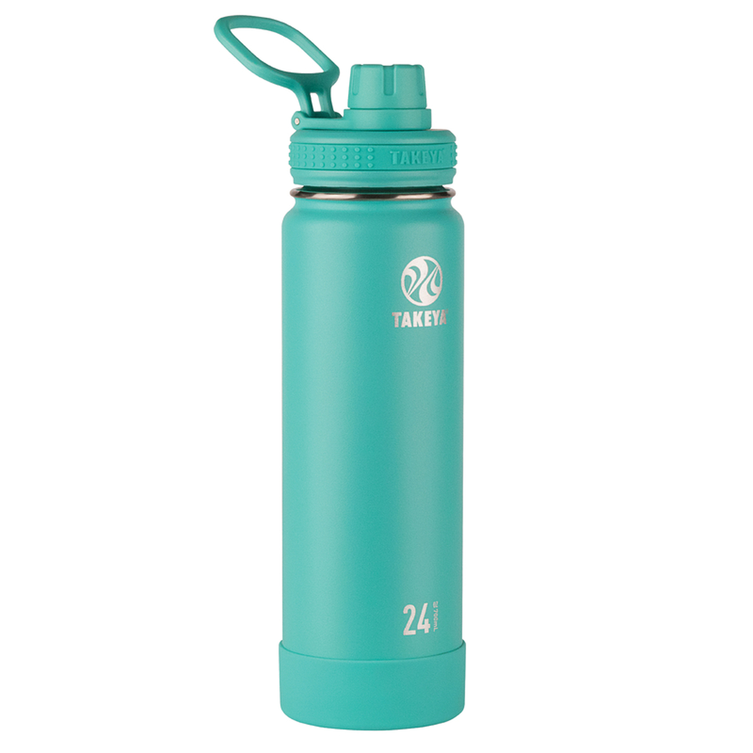 Photos - Other Accessories Takeya Actives 24 oz Teal BPA Free Double Wall Water Bottle 51048