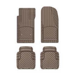 WeatherTech Trim-To-Fit Tan Rubber Molded Auto Floor Mats 4 pk